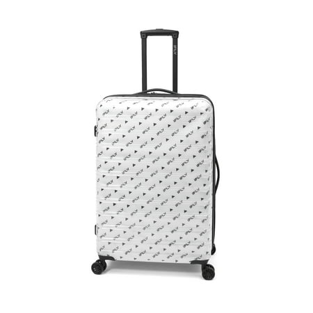 iFLY Hardside Luggage Fibertech City 28 Inch Checked Luggage, See-Through Clear Luggage