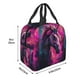 thumbnail image 3 of Easygdp Watercolor Painting White Horse Bolsa Térmica Premium - Tela Oxford Impermeable, Gran Capacidad, Bolsillo Frontal, Unisex para Trabajo, Escuela, Actividades al Aire Libre y Picnics, 3 of 8