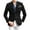 Black, variant on Xysaqa Men's Vintage Suede Suit Blazer Jacket Mens Fashion Casual Work Wear Sport Coat 2 Button Slim Fitted Long Sleeve Blazer Jackets for Men Red