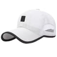 thumbnail image 2 of Gorra de béisbol de malla de moda, ajustable, transpirable, informal, de tela de malla., 2 of 6