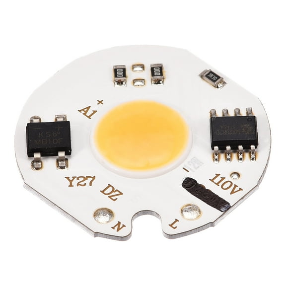 Uxcell LED Chip Bulb 110V 12W Warm White 3000-3200K High Power Floodlight Lamp Module Aluminium Board