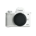 thumbnail image 2 of Canon EOS Kiss M / M50 Mirrorless Camera (White) with Accessory Bundle(International Model), 2 of 6