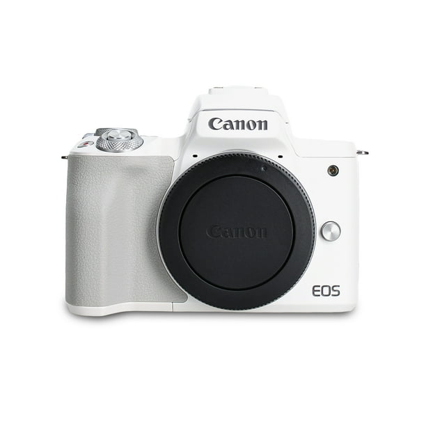 ＥＯＳ　ＫＩＳＳ　Ｍ Canon EOS Kiss M M50 Mirrorless Camera – White 24.1 MP APS-C