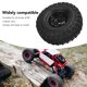 thumbnail image 4 of JUEGO DE NEUMÍCOS DE RUEDA RC DE 4 PIZAS, ELEGANTE JUEGO DE NEUMICOS DE Rueda de Oruga RC de Aleación de Aluminio y Plástico, Cubo de Rueda de Oruga RC para Coche RC, 4 of 7