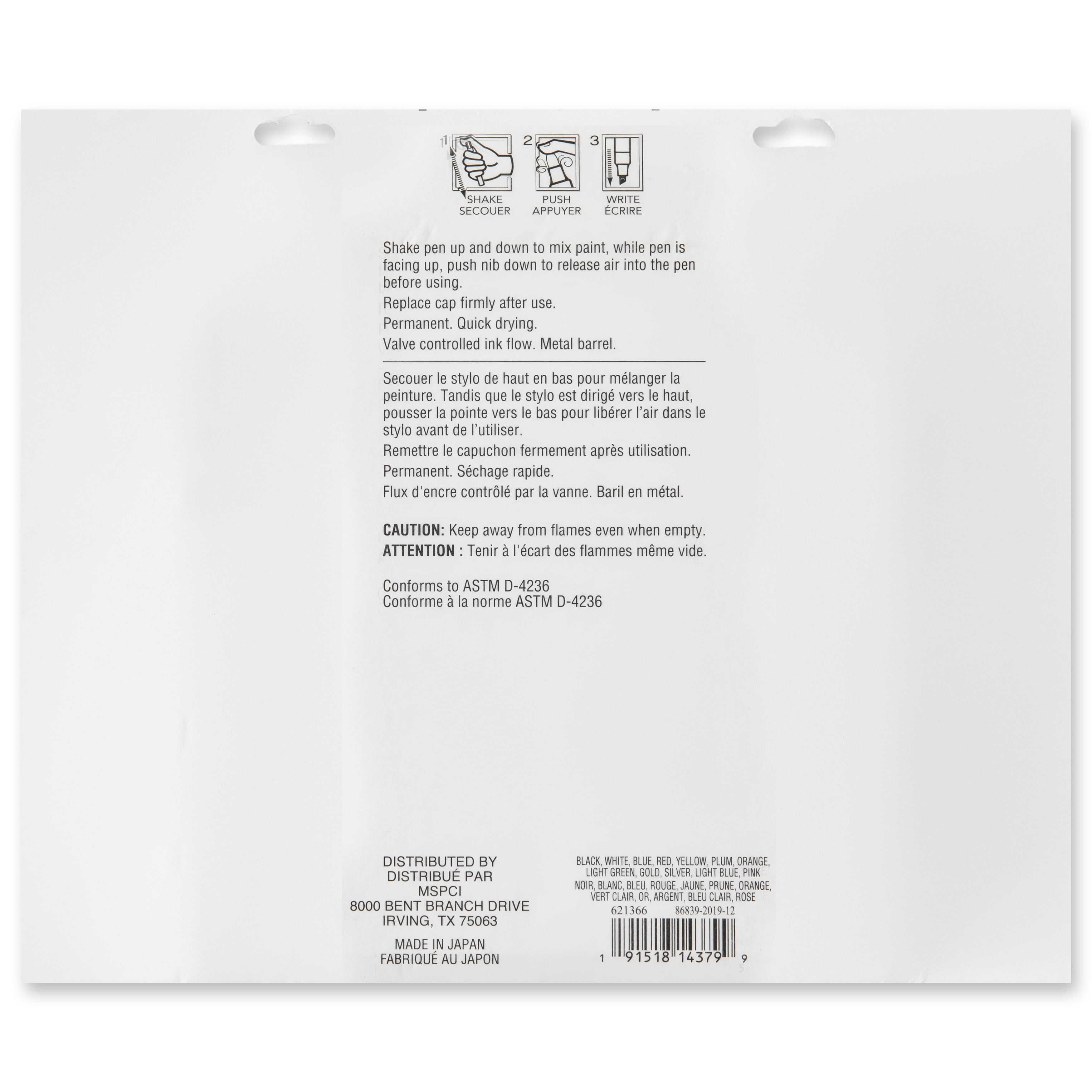 Premium Fine Tip Oil-Based Paint Pens by Craft Smart 12ct