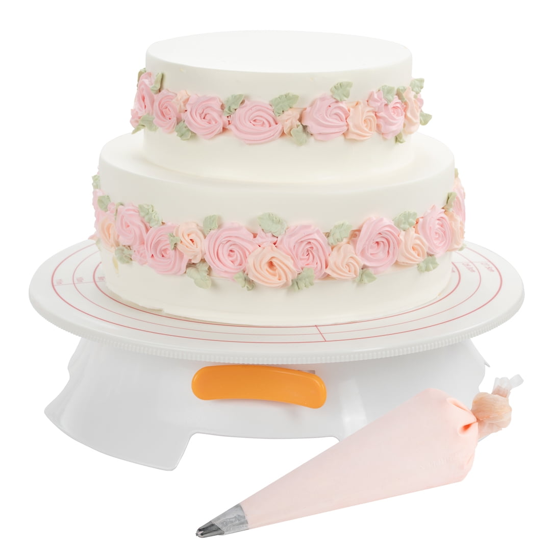 Wheel Cake Stand Rotating Wheel Cake Spinner Stand For Decorating Cake  Decorating Tools For Cake Dessert For Reunion Wedding