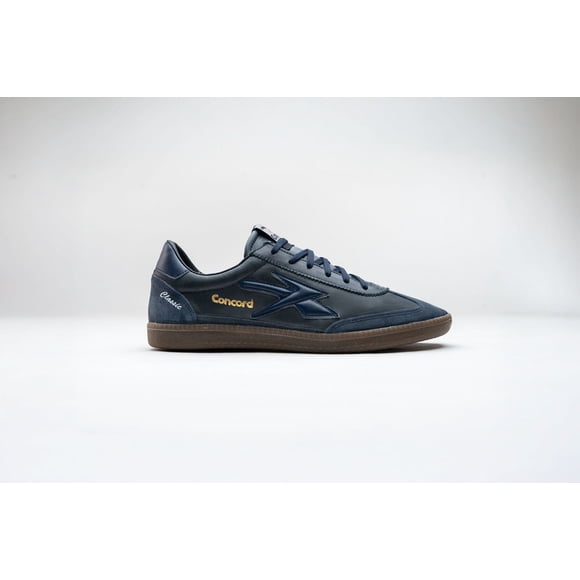 TENIS CONCORD CASUAL ICON AZUL MARINO PIEL ESTILO CS202SA