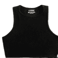 thumbnail image 2 of LYMAYTER S-L Women Fashion Tank Casual Crew Neck Crop Tops Summer Rib Knit Sleeveless Basic Shirts, 2 of 8