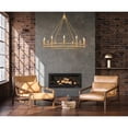 thumbnail image 4 of Z-Lite Dennison 12 Light Chandelier in Signature Brass color, Steel frame, 4 of 7