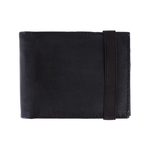 CTM® Bifold Wallet with Elastic Keeper Strap (Men's)