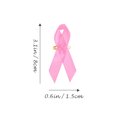 thumbnail image 2 of HONITANO 100Pcs Cancer Awareness Accessories Pink Polyester Ribbons for Fundraising and Support, 2 of 6