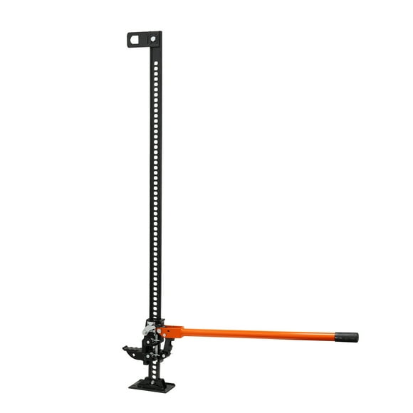 KFFKFF Elevated Agricultural Jack, 60" Functional Agricultural Jack, 7000 lbs Load-Bearing Off-Terrain Utility Jack, Robust Agricultural Jack for Tractor, Truck, SUV, Bumper Elevation, Orange