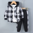 thumbnail image 2 of HCNTES Baby Boy Winter Clothes Baby Boy Clothes Pants Outfits Toddler Basic Long Sleeve Pullover Bodysuit Set Soft Fall Winter Outfit, 2 of 9