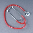 thumbnail image 2 of HLONK Double Sided Stethoscope Portable Medical Aid Auscultation Stethoscope Device Equipment Tool (Red), 2 of 8
