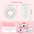 thumbnail image 4 of Mistaha Thermal Paper Roll 57*30mm Printing Paper for Label Printer Kids Instant Camera Refill Print, 4 of 5