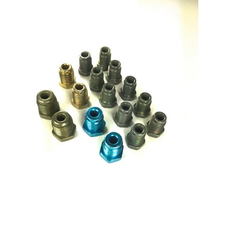 Metric Brake Line Fitting Kit for 3/16" Tube. (ISO/Bubble Flare)