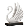 thumbnail image 3 of Decoración de la tabla de la estatua de cisne adornante elegante escritorio de regalo de regalo de regalo de regalo figura de cisne para el, 3 of 9