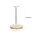 thumbnail image 2 of UPOUART 1Pcs Sturdy Doll Stands Wood White Simple Design Stabilize Dolls For Home Decoration, 2 of 8
