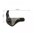 thumbnail image 7 of Yidarton Mountain Bike Ergonomic Handlebars Claw Handle Aluminum Alloy Grip (A Horn) 1 Pair, White, 7 of 7