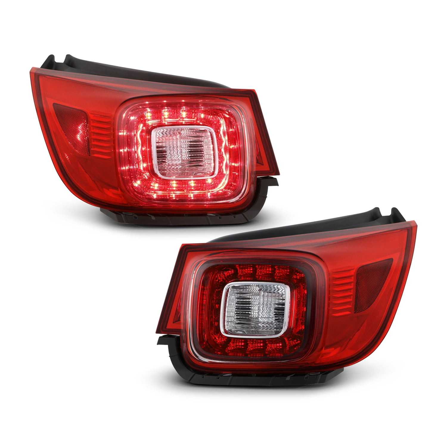 For 2013-2015 Chevy Malibu LTZ 16 Limited LED Chrome Red Tail Lights Outer  Pair - Walmart.com
