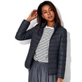 thumbnail image 6 of KICILVS Puffer Jacket Womens Lightweight Packable Quilted Coat Stand Collar Zip Up Down Jacket Warm Winter Outerwear, 6 of 7