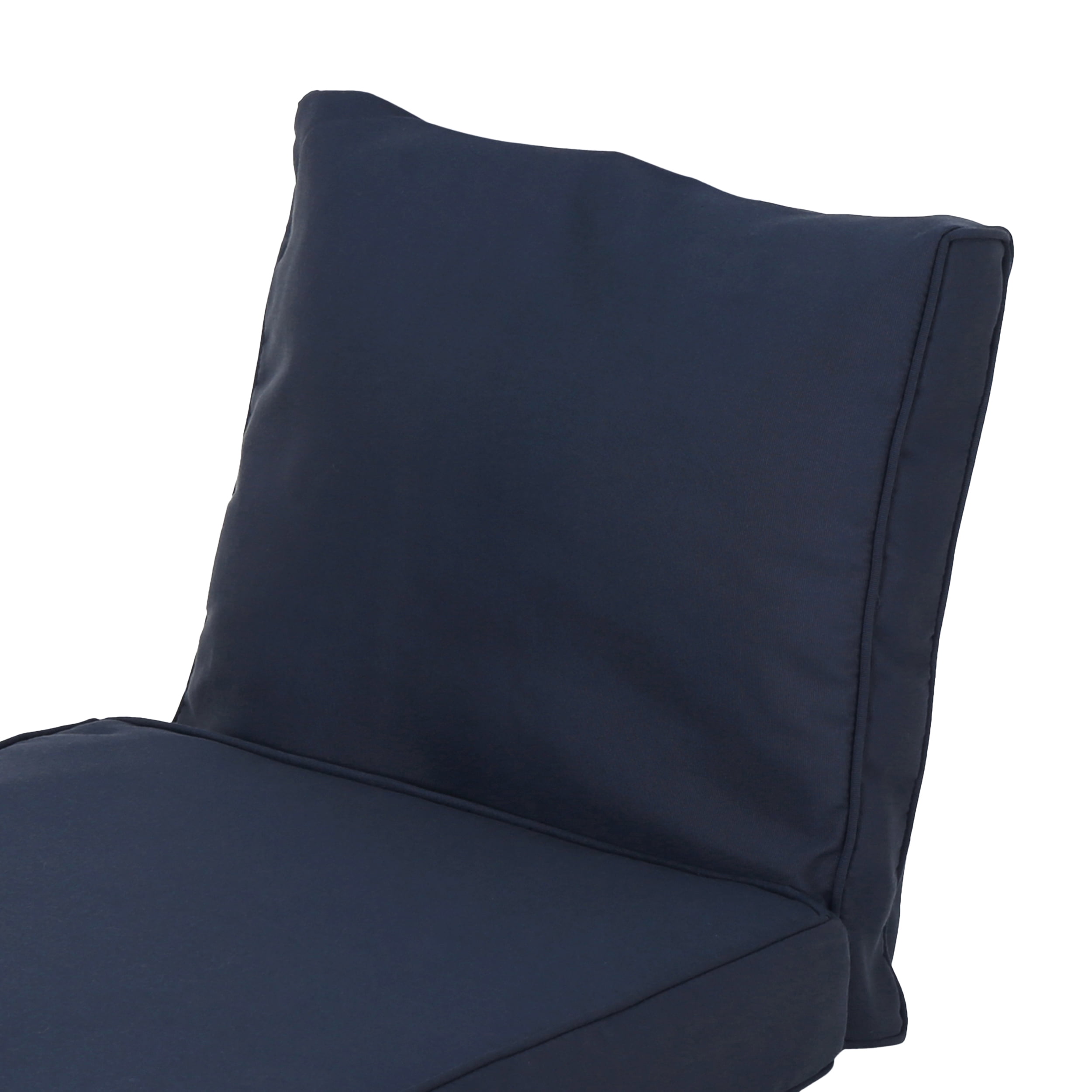Terry Outdoor Club Chair Cushions, Navy Blue