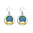 thumbnail image 1 of Luanda Angola emblema nacional Pendientes pendientes de plata colgantes joyas señora Unbranded M, 1 of 3