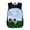 thumbnail image 1 of Cool Footbally / Soccerly Print Backpack Boys Girls Large-Capacity School Bags kids kindergarten bag Boy Bookbag qiuyongming unisex, 1 of 2