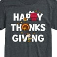 thumbnail image 3 of Peanuts - Happy Thanksgiving Icons - Men's Short Sleeve Graphic T-Shirt, 3 of 6