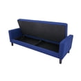 thumbnail image 2 of Sofá Cama HomeTrends Capitonado con almacenamiento Azul, 2 of 4