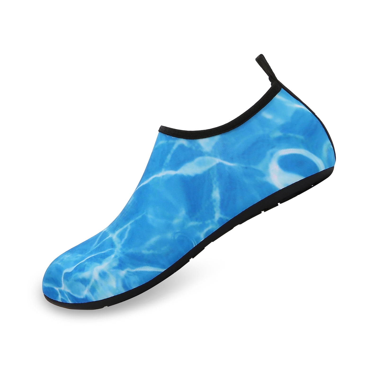Men and Women a Slip On Barefoot Quick-Dry Beach Aqua Yoga Water Shoes (Aqua/Blue, 13-14 Women/10.5-11 Men)