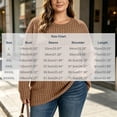 thumbnail image 6 of yillto Plus Size Sweaters for Women's Long Sleeve Ribbed Blouse Lightweight Knit Fall Sweater Tops L-5XL, 6 of 7