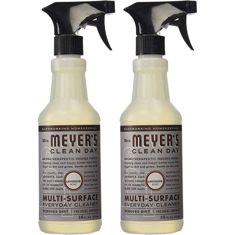 Mrs. Meyer's Clean Day MultiPurpose Spray, Lavender,16 Oz(2 Pack