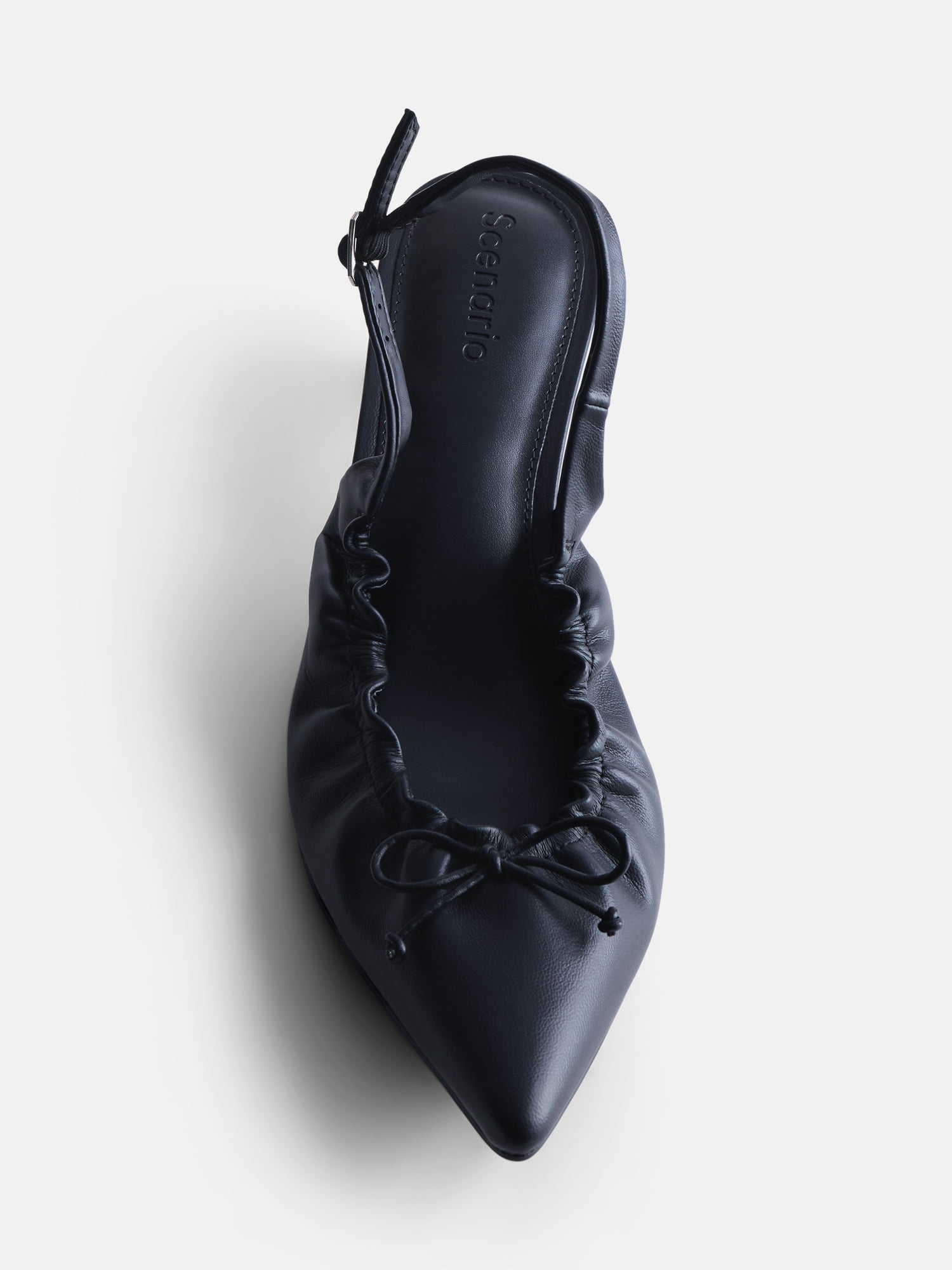 Scenario Women's Scrunch Slingback Heels