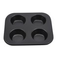thumbnail image 2 of Moule à Muffins en Acier au Carbone Non Collant (4 Tasses), 2 of 8
