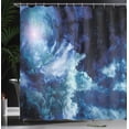 thumbnail image 4 of Ambesonne Space Shower Curtain, Universe Spiral Galaxy, 69"Wx75"L, Dark Blue, 4 of 5