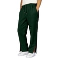 thumbnail image 3 of NinXxx Kids Side Split Sweatpants School Supplies Elastic Loose Trousers Dark Green 7-8 Years, 3 of 8