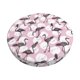 thumbnail image 1 of Disketp Pineapple Flamingo Funda Redonda para Taburete, Funda de Cojín para Silla de Bar Suave y Elástica-13 inch, 1 of 7