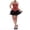 Red, variant on lingerie for women elegant bustier corset top with structured and shimmering for wear and occasions