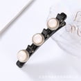 thumbnail image 3 of Double-Layer Bangs Clip Sparkling Crystal Stone Braided Hair Clips for Women,Rsvelte Braided Hair Clip with 3 Small Clips,No Crease Hair Clips Styling Sectioning, 3 of 5