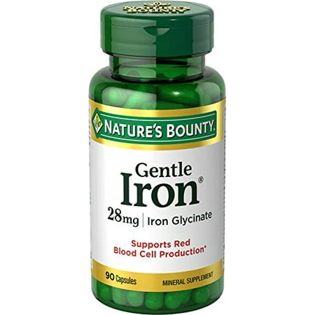 Gentle Iron - Nature's Bounty Gentle Iron 28 mg Capsules 90 Each