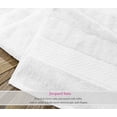 thumbnail image 4 of FBTS Prime Cotton Hand Towels 15x28 inch Extra Soft, Solid White, 2 per Pack, 4 of 6