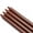 Brown, variant on Jeco CEZ-093 10 in. Straight Taper Candles, Orange - 12 Piece