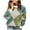 Green, variant on Lovskoo Sweaters for Women Fall Trendy Rounk Neck Long Sleeve Casual Printing Pullover Blouse Sweater Black
