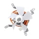 thumbnail image 1 of 120W BBQ Grill Motor Fan with Aluminum Alloy Texture for Outdoor Cooking and Kitchen Use, Compatible with Various Grills, 1 of 5