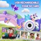 thumbnail image 5 of Cámara digital Wembley Unicorn para niños de 3 a 12 años con SD de 32 GB, 5 of 9