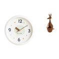 thumbnail image 1 of Reloj de pared,Reloj de pared decorativo,moderno y elegante.,Reloj de pared redondo silencioso y sin tictac,regalo,estatua,Estatuas,figuras de animales,manualidades, 1 of 8