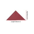 thumbnail image 2 of INSPIRE CHIC Women's Triangle Scarf Handmade Self-fold Sailor Bow Tie for Uniform 1 Pcs Burgundy One Size, 2 of 4