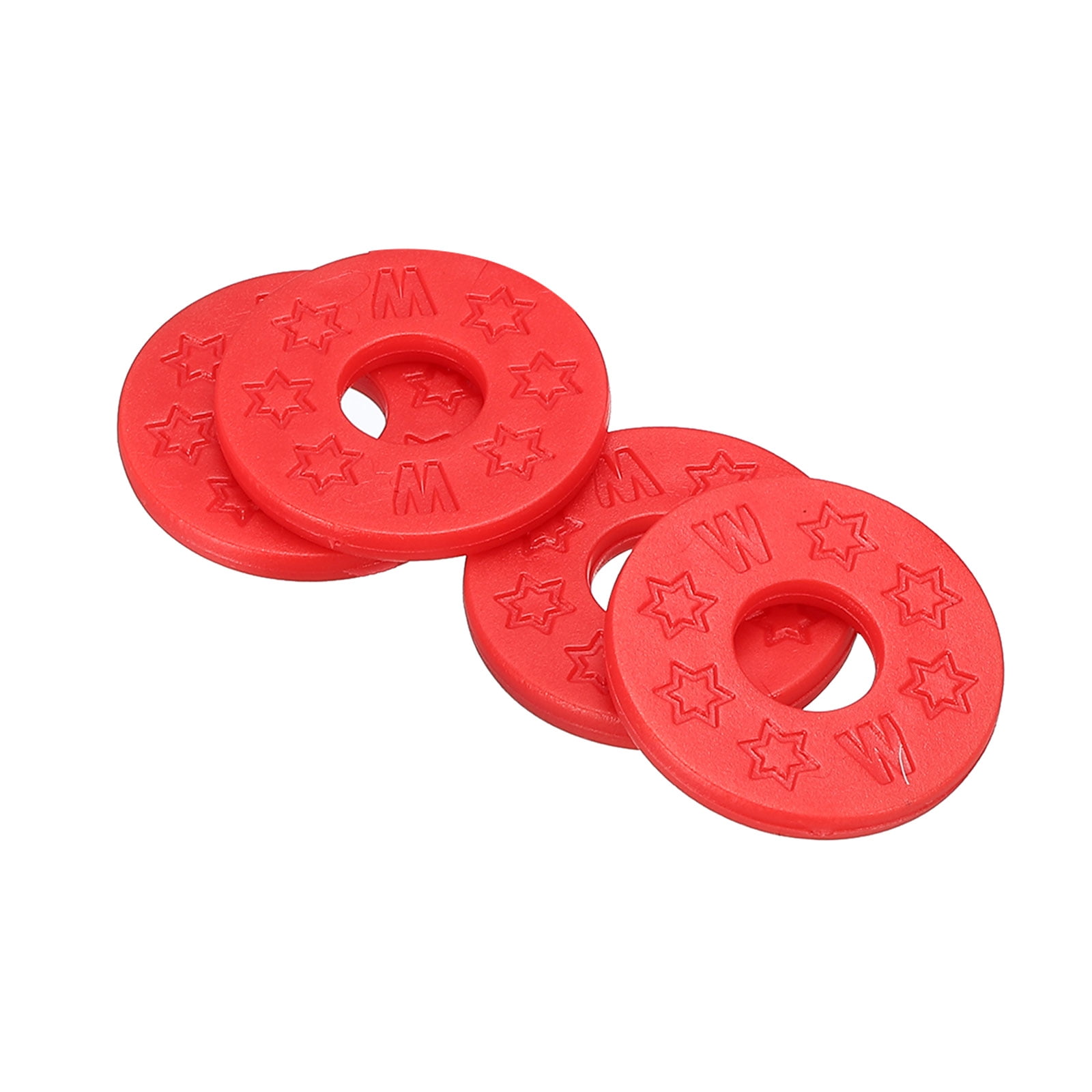 Uxcell Strap Blocks Rubber Strap Block Red, for Guitar Strap Button