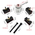 thumbnail image 2 of Mini Quick Change Tool Lathe Tool Holder Post Cutter Holder Screw Kit Set Boring Bar Turning Facing Holder Wrench, 2 of 7